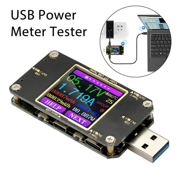 LCD USB Digital Voltage Charging Tester Amps Power Meter Tester Multimeter